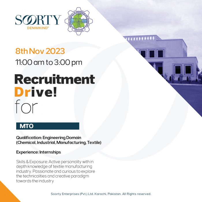 Recruitment Drive for MTO Soorty Enterprises