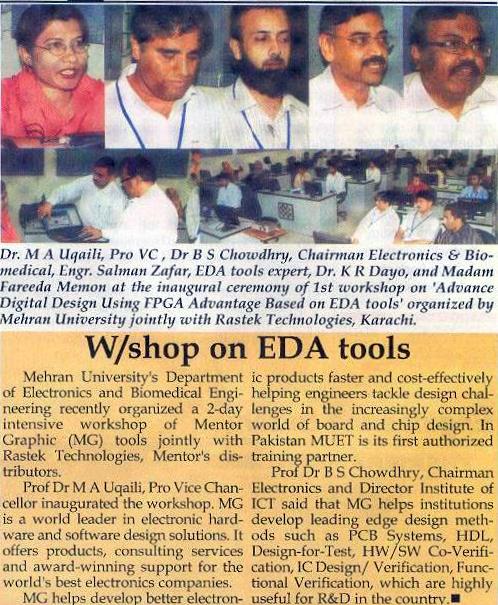 Workshop on EDA Tools