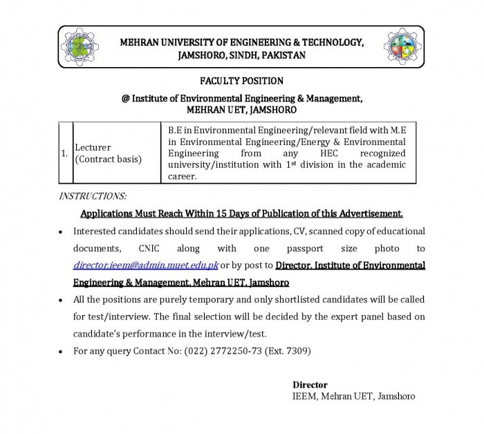 faculty position ad